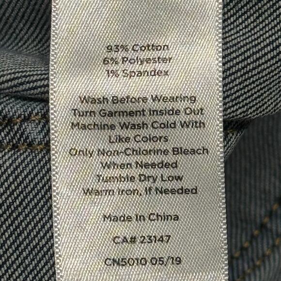 Talbots Jeans Womens 16 Blue Denim Flawless Slim Ankle Hi Rise Dark Actual 36X28 - Picture 7 of 8